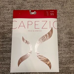 Capezio Semi-Opaque Tights in Red and White